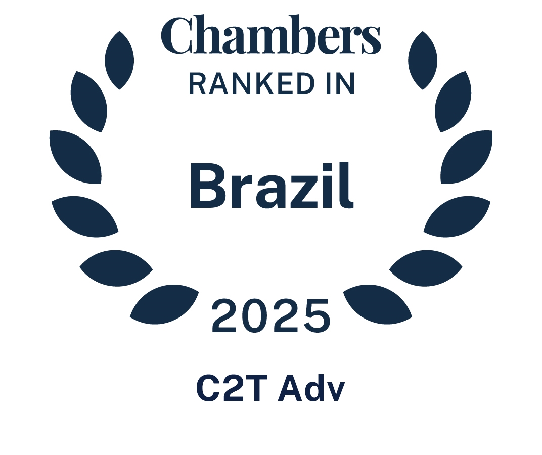 Selo Chambers Ranked in Brazil 2025 — C2T Advogados